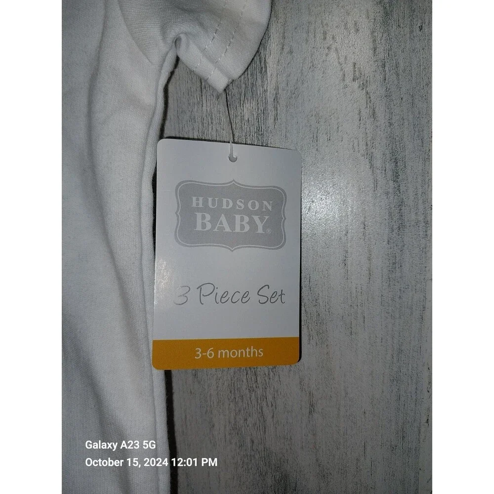 Hudson Baby Boy's 3-6 Months 3 Piece Set Shoes/Shorts/One piece